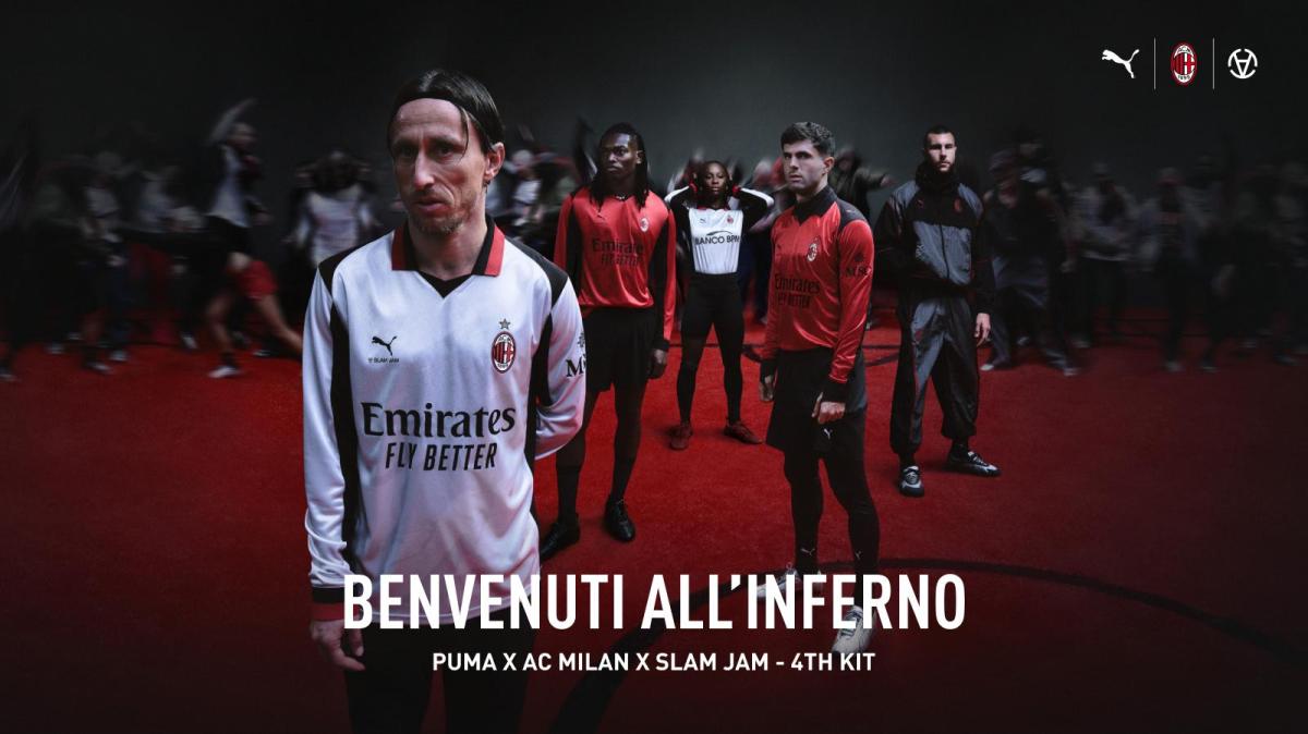 "Benvenuti all'Inferno": Milan e Puma insieme a Slam Jam per il Fourth Kit 2025/2026