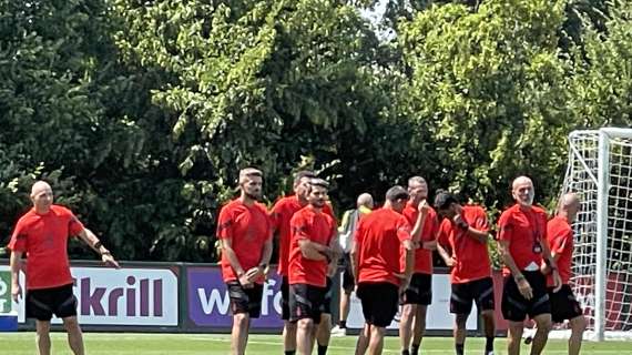 Milan, le immagini della prima partitella della stagione: il tweet rossonero