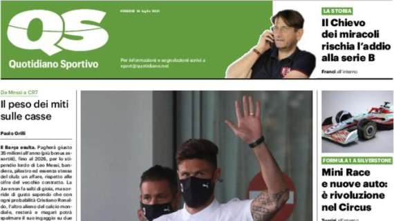 QS: "Ecco Giroud, Milan attacca"