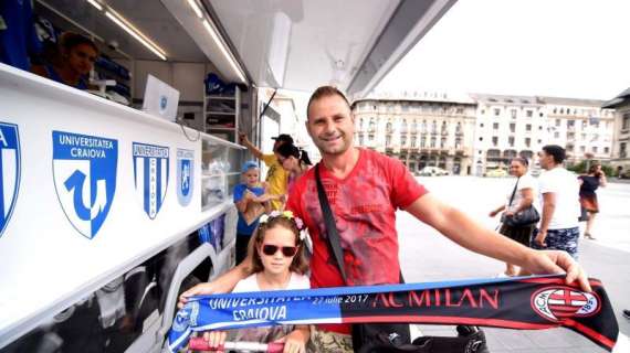 FOTO MN - Verso Craiova-Milan: grande entusiasmo tra i tifosi