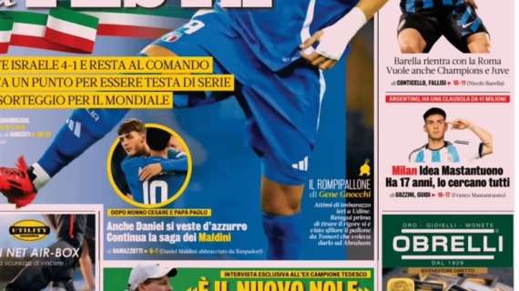 Nuovi talenti e alternative per il Milan: le prime pagine dei principali quotidiani sportivi