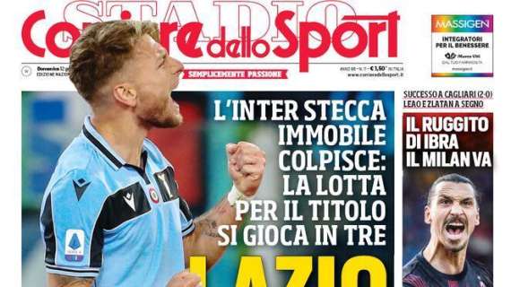 Corriere dello Sport: "Il ruggito di Ibra. Il Milan va"