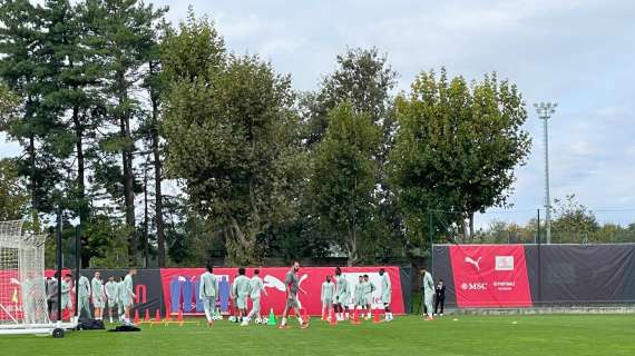 Milan, oggi allenamento mattutino a Milanello