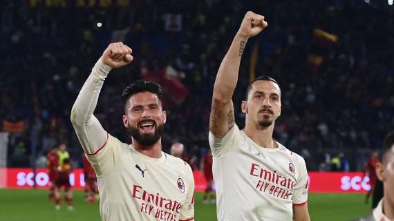 Ibra scherza con Giroud portiere: "Voglio la sua maglia, non è mai troppo tardi per scoprire il tuo vero ruolo"