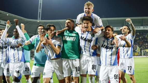 Serie B, venerdì la festa del Sassuolo per la promozione in A