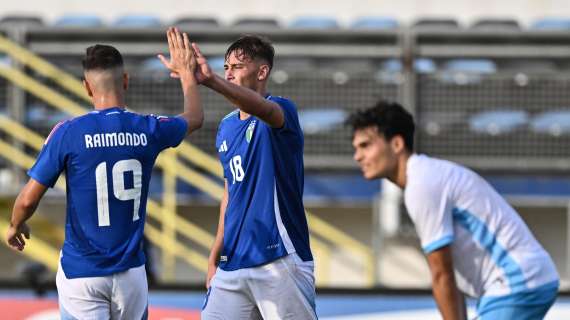 Qualificazioni Euro U21: Italia-San Marino 7-0. Cinque gol di Pio Esposito