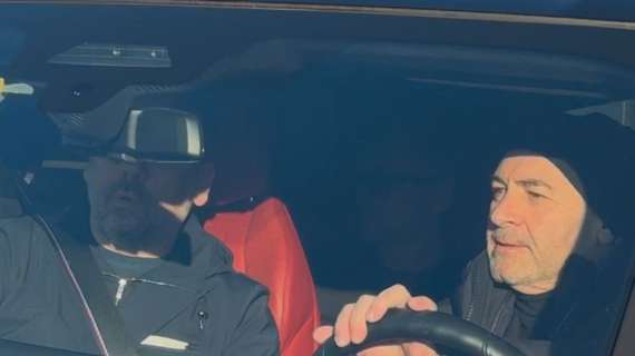 VIDEO MN - Conceição si avvia in direzione Milanello per incontrare il resto della squadra