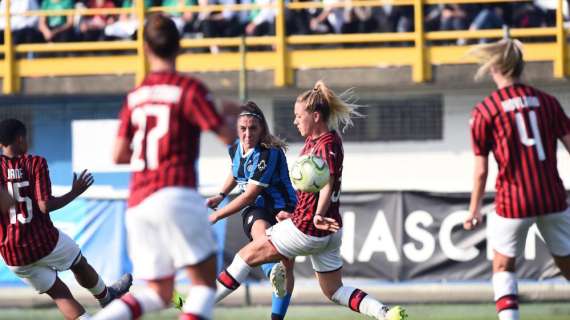 Inter-Milan 1-3, il primo storico derby Femminile è del Milan!
