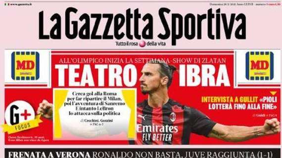 Milan, La Gazzetta dello Sport: "Teatro Ibra"