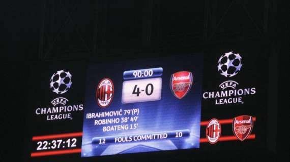 FOTO MN - 15 febbraio 2012: cinque anni fa Milan-Arsenal 4-0
