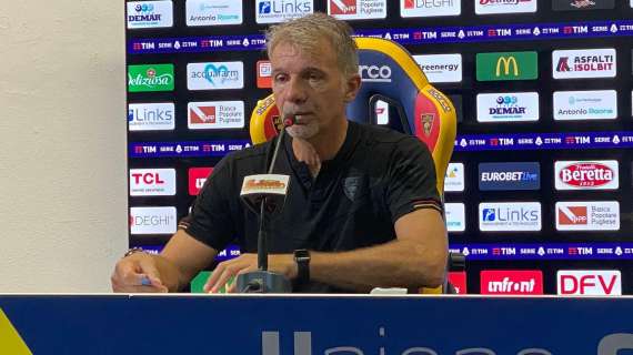 Lecce, Baroni: "Il Napoli non ha nulla da invidiare a Milan, Inter e Juve"