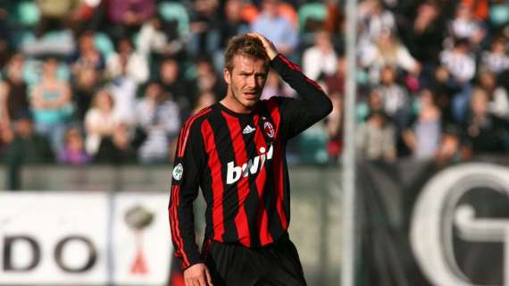 11 gennaio 2009: l'esordio di Beckham in maglia rossonera