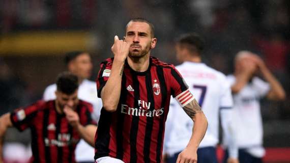 Tuttosport - Bonucci, gol e giuramento: "Resto al Milan". Ma Guardiola non si arrende
