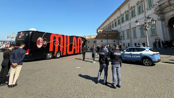 VIDEO MN - Il Milan è arrivato al Quirinale per l'incontro con Mattarella