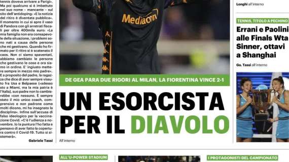 Il QS celebra la prestazione di De Gea: "Un esorcista per il Diavolo"