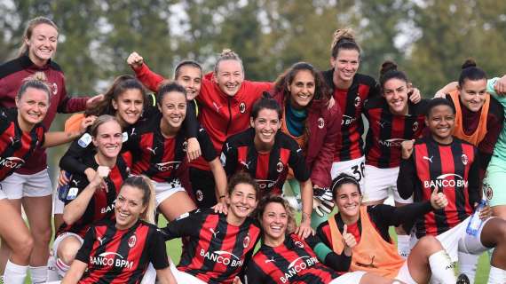 Femminile, la classifica aggiornata: il Milan stacca la Roma e consolida il terzo posto