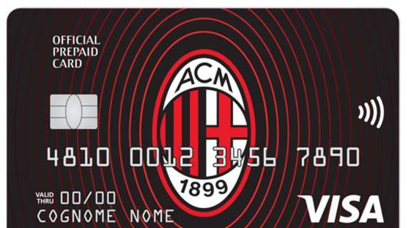 AC Milan, regala la sua carta prepagata ai tifosi per festeggiare lo Scudetto