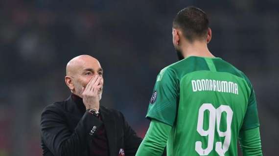 Donnarumma: "Pioli è una grande persona e un grande allenatore"
