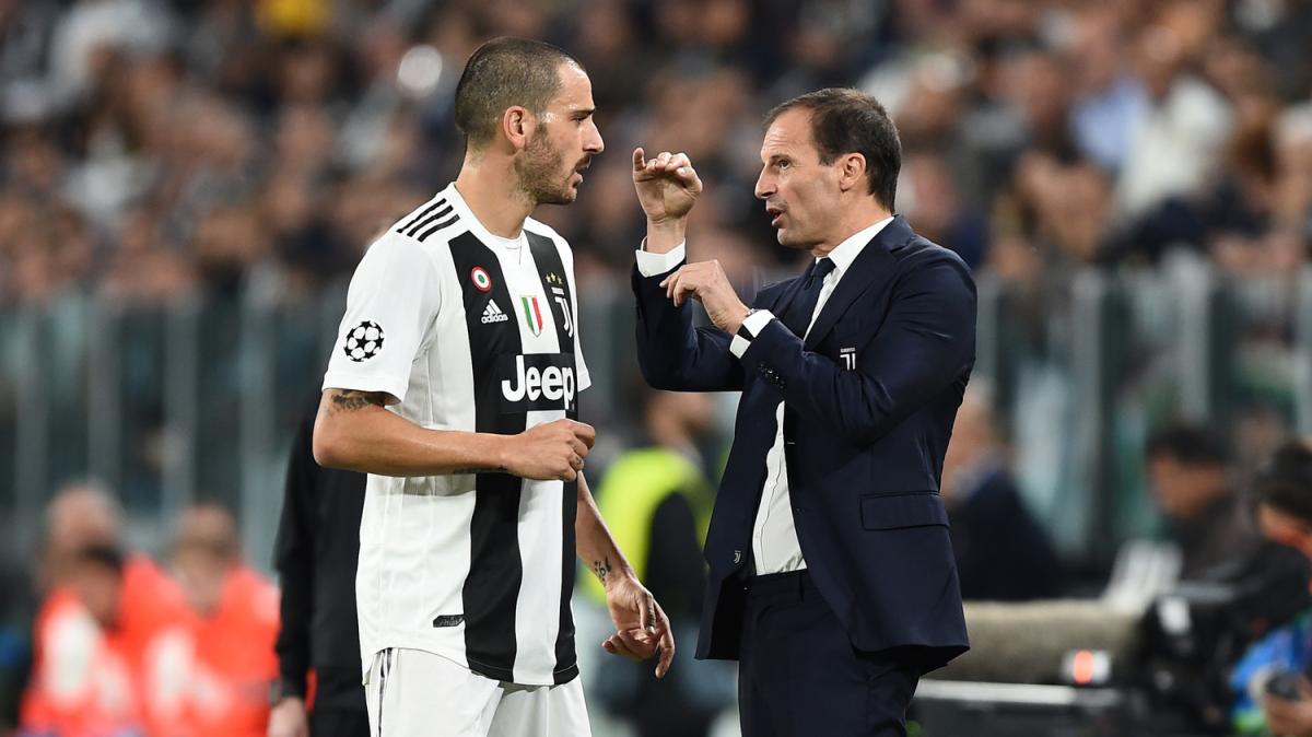 Bonucci: "Allegri molto vicino allo stile Real Madrid: lo vedrei bene, è simile ad Ancelotti"