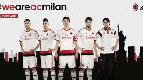 Adidas e AC Milan presentano la seconda maglia dei rossoneri per la stagione 2014/15
