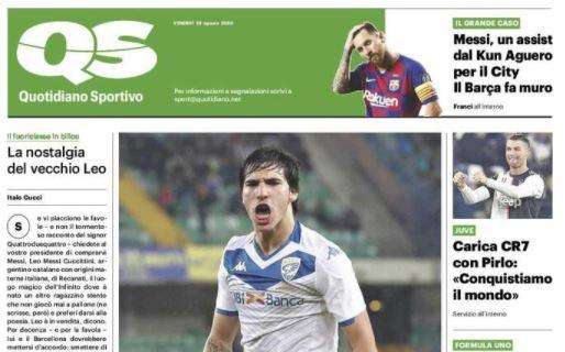 L'apertura del QS sul talento del Brescia: "Tutti su Tonali: è subito derby"
