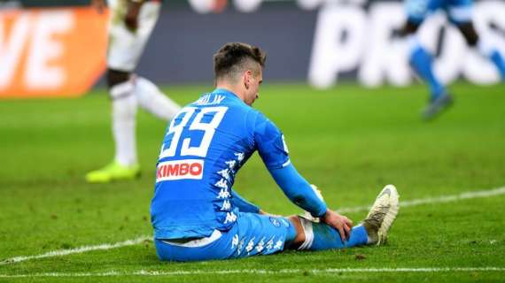 Napoli, Milik: "Male con il Milan, daremo tutto per ripartire vincendo"