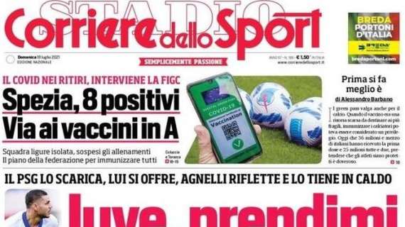 Il Corriere dello Sport in prima pagina: "Milan bello e carico"