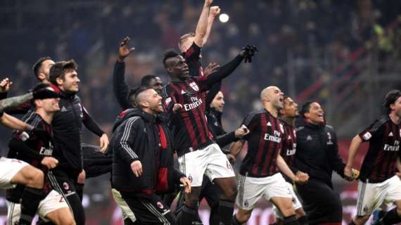 Milan, la vittoria in un derby di campionato manca da gennaio 2016