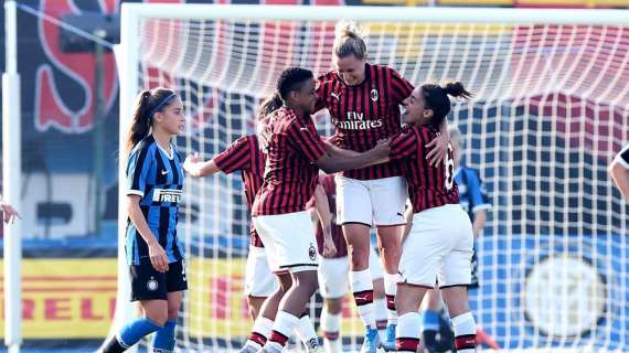 Serie A femminile, domenica alle 12.30 il derby Milan-Inter