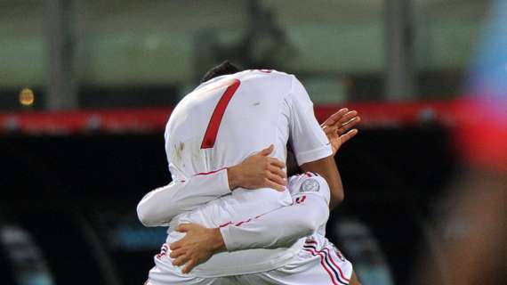 Catania-Milan 1-3, il tabellino