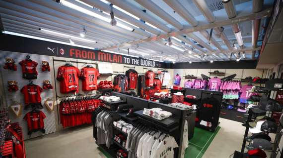 Milan, aperto il primo store rossonero al termina 1 di Malpena