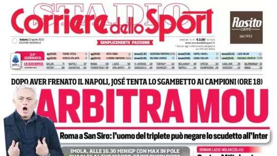 CorSport su Lazio-Milan in prima pagina: "Carica Milinkovic, vuole battere Pioli"