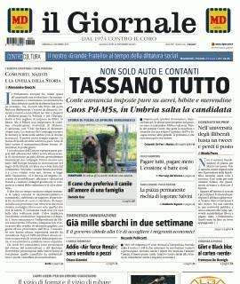 Il Giornale in prima pagina: "L'Inter si prende il derby"
