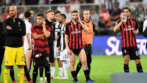 Repubblica: "Tutta la frustrazione del Milan rimpicciolito dalla Supercoppa"