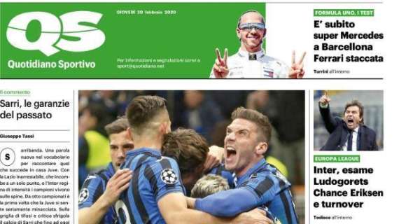 Il QS in prima pagina: "Cutrone scalpita: vuole un gol al Milan"