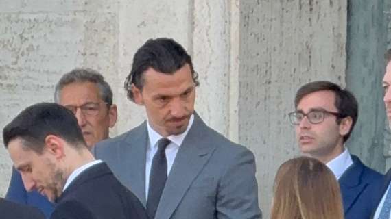 MN - Zlatan Ibrahimovic presente al Puma House of Football per Milan-Genoa