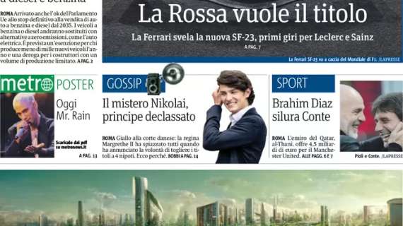 Il Milan batte il Tottenham a San Siro, Metro: “Brahim Diaz silura Conte”