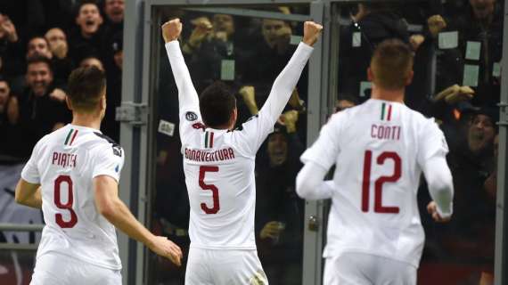 Lecce-Milan 1-4, il tabellino della gara
