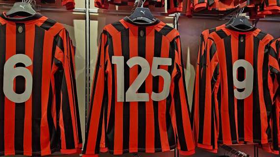 Kit Celebrativo 125 anni Milan, i giocatori scenderanno in campo senza nome e sponsor ma solo col numero