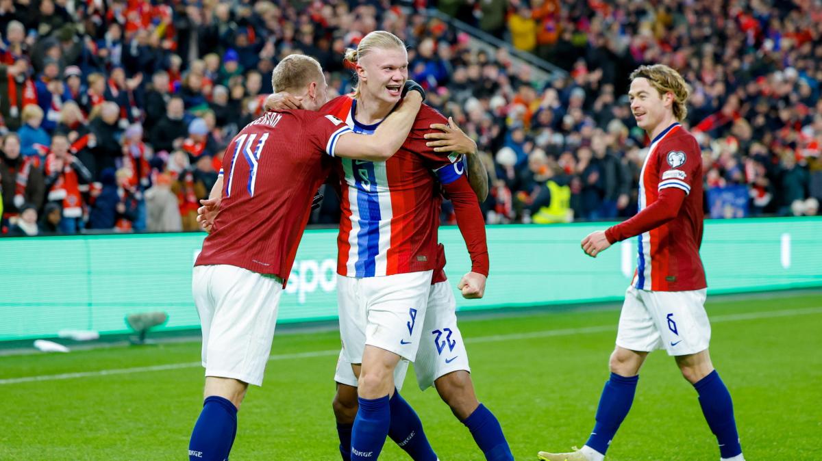 Haaland: “Sento la responsabilità di portare Norvegia ai Mondiali”