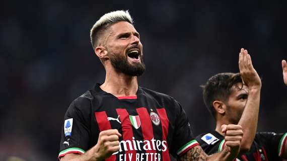 Milan, 6 gol fatti nelle ultime 11 partite disputate da Giroud in Serie A