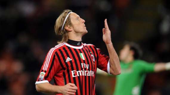 29 gennaio 2012: Ambrosini segna contro il Cagliari il suo ultimo gol con il Milan