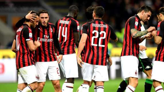 Milan-Sassuolo 1-0: autogol e sofferenza, terzo posto raggiunto