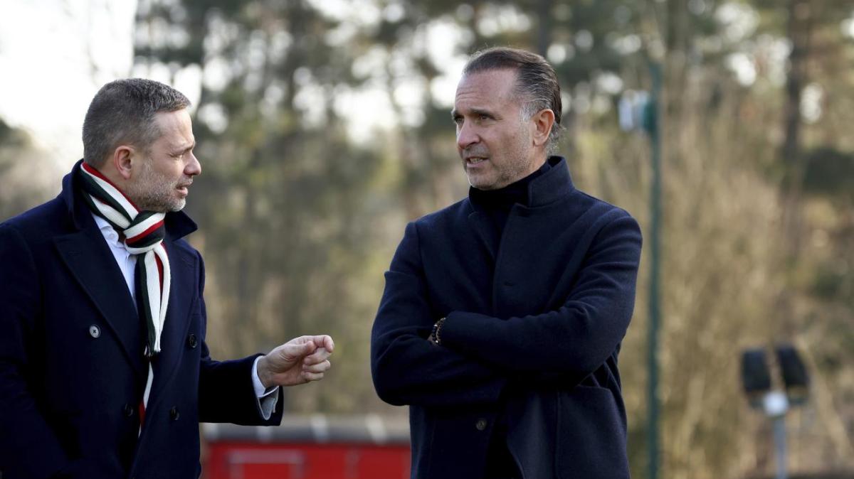 Particolarmente significativo il momento in cui Cardinale a Milanello ha stretto la mano e abbracciato capitan Maignan