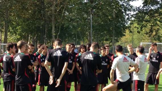 Allievi, Milan-Bologna: all'intervallo 3-1 per i rossoneri