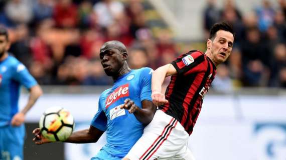 Il Milan lascia a secco il Napoli, è la terza volta in dodici partite che gli azzurri non segnano nel primo tempo