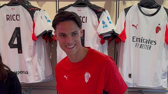 Ricci: "Clima disteso, si riesce a lavorare tranquillamente. Mister e staff molto bravi in questo"