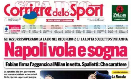 Il CorSport in prima pagina: "Milan-Inter, è una questione di testa"