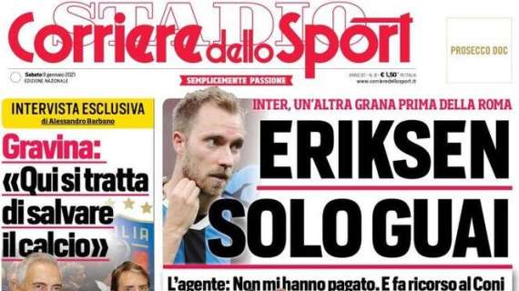 Corriere dello Sport: "Un Milan a metà per rialzarsi"