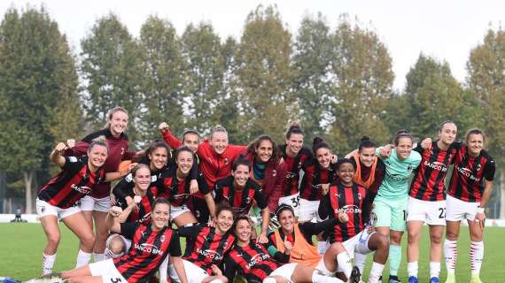 Serie A femminile, la classifica aggiornata: Milan secondo a +3 dal Sassuolo